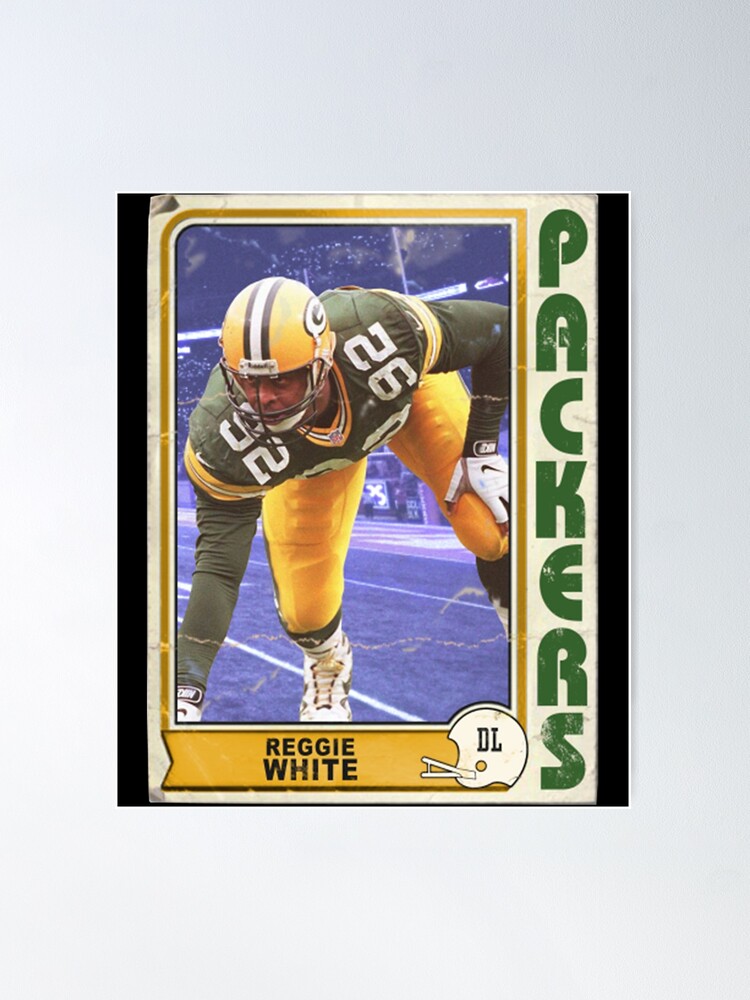 Retro Green Bay Packers Reggie White Trading Card ' Poster for Sale by  Ailurophile71