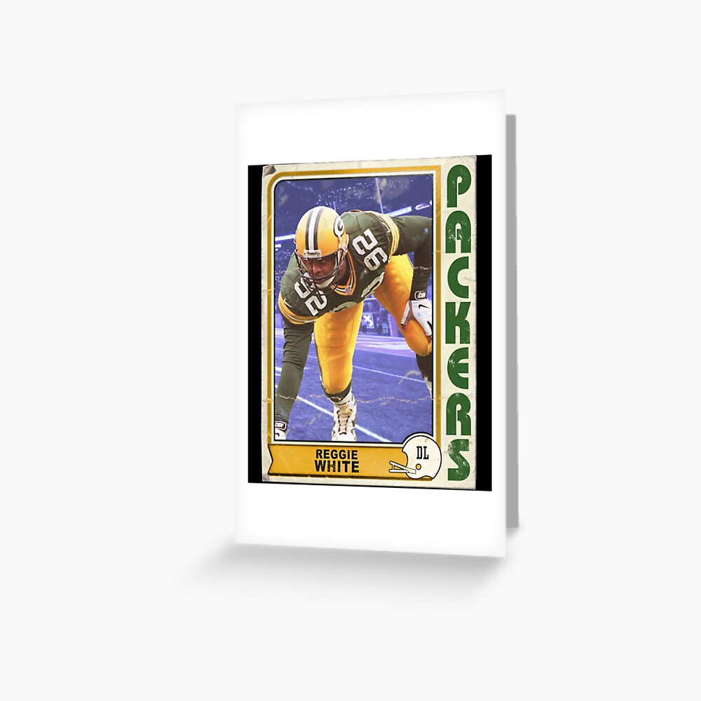 Retro Green Bay Packers Reggie White Trading Card  Poster for Sale by  Ailurophile71