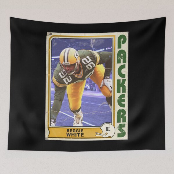 Item preview, Retro Green Bay Packers Reggie White Trading Card  designed and sold by Ailurophile71.
