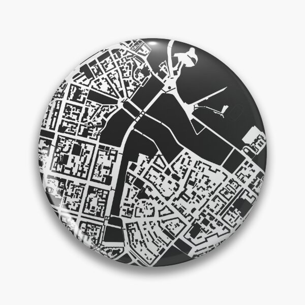 Item preview, Kiev Black white Map Art Ukraine designed and sold by EpicMaps.