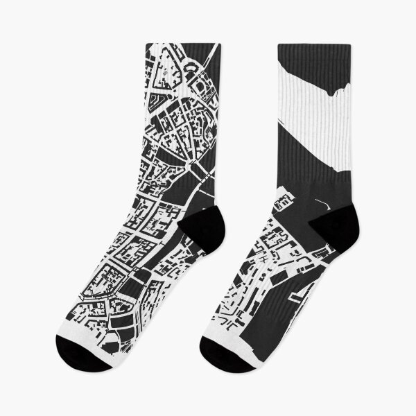 Item preview, Kiev Black white Map Art Ukraine designed and sold by EpicMaps.