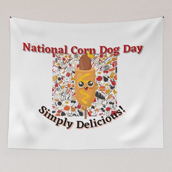 Item preview, National Corn Dog Day designed and sold by SolSel ⭐⭐⭐⭐⭐.