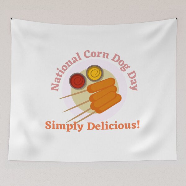 Item preview, National Corn Dog Day designed and sold by SolSel ⭐⭐⭐⭐⭐.