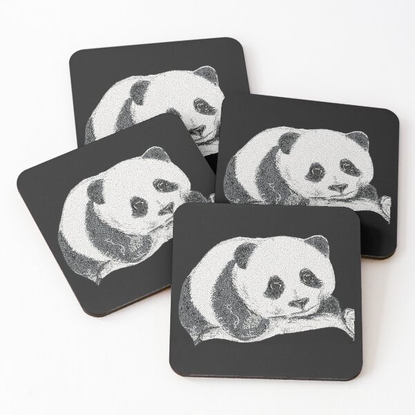 Item preview, Machine embroidery, Cute Embroidered Panda Bear, Stitch crafting, unique embroidered art designed and sold by RudolphBarnard.