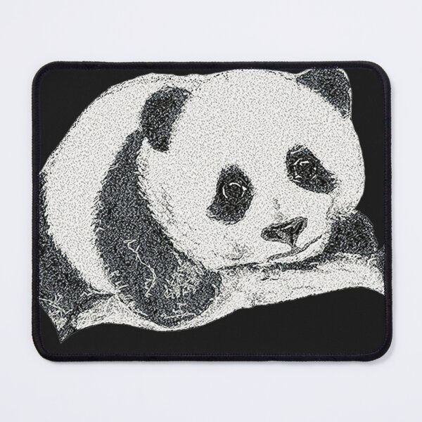 Item preview, Machine embroidery, Cute Embroidered Panda Bear, Stitch crafting, unique embroidered art designed and sold by RudolphBarnard.