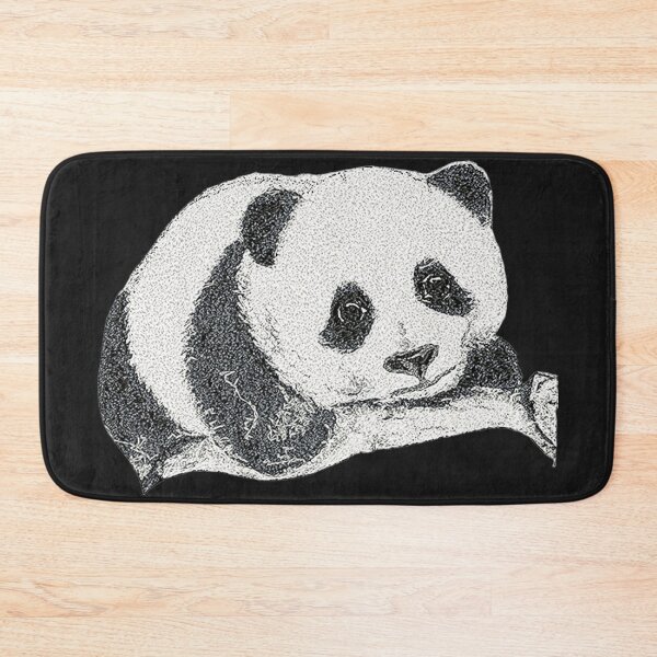 Item preview, Machine embroidery, Cute Embroidered Panda Bear, Stitch crafting, unique embroidered art designed and sold by RudolphBarnard.