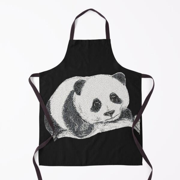 Item preview, Machine embroidery, Cute Embroidered Panda Bear, Stitch crafting, unique embroidered art designed and sold by RudolphBarnard.