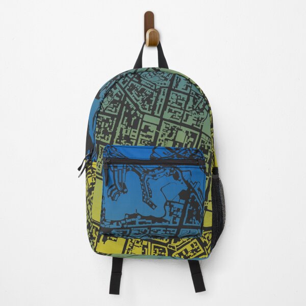 Item preview, Kiev Ukrainian flag blue yellow Map Art Ukraine designed and sold by EpicMaps.