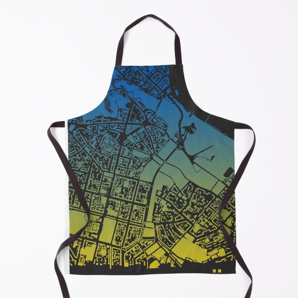 Item preview, Kiev Ukrainian flag blue yellow Map Art Ukraine designed and sold by EpicMaps.