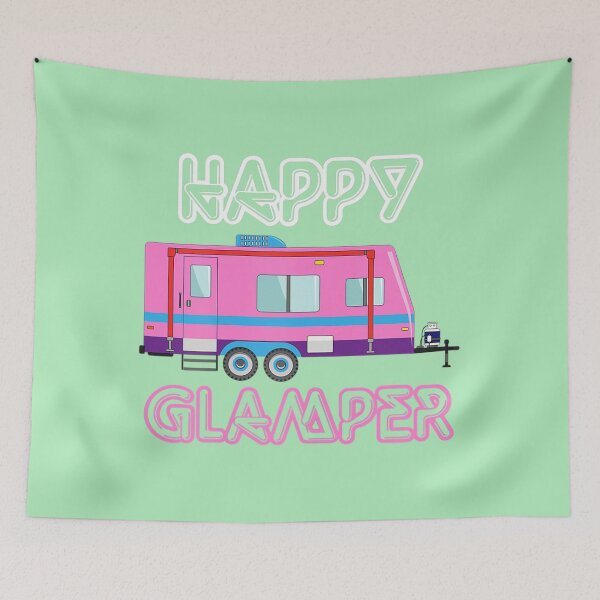 Item preview,  Womens Happy Camper Camping designed and sold by ufodinosaur.