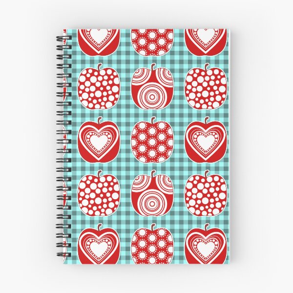 Item preview, Apples and check pattern designed and sold by mrhighsky.