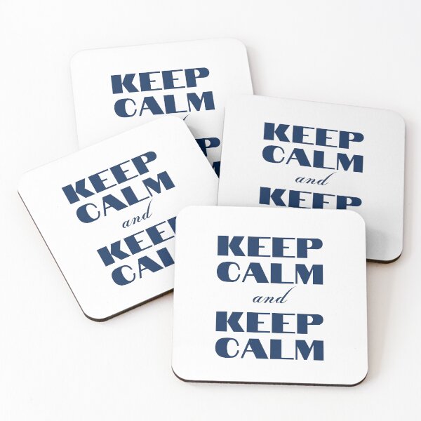 Item preview, Keep Calm and Keep Calm designed and sold by YourMinimalist-.