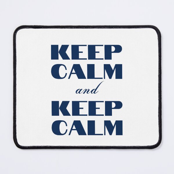 Item preview, Keep Calm and Keep Calm designed and sold by YourMinimalist-.