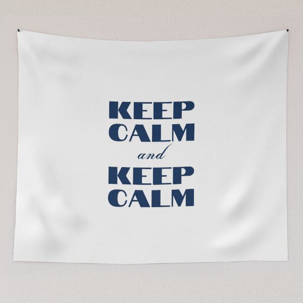 Item preview, Keep Calm and Keep Calm designed and sold by YourMinimalist-.