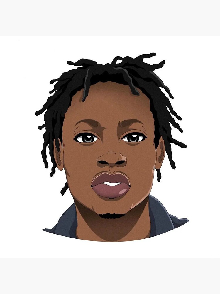 "King Von Art" Sticker by sargiofrogs Redbubble