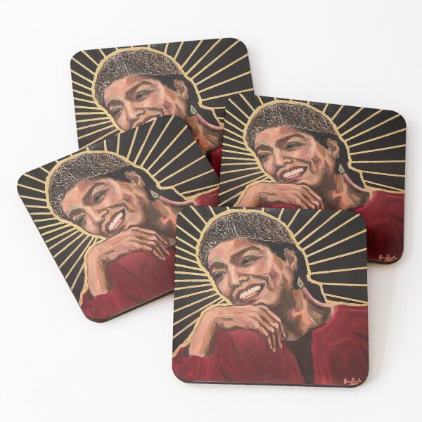 Item preview, IWD 2022: Maya Angelou Rises - Original Oil Painting Portrait  designed and sold by ApoorvaArtShop.