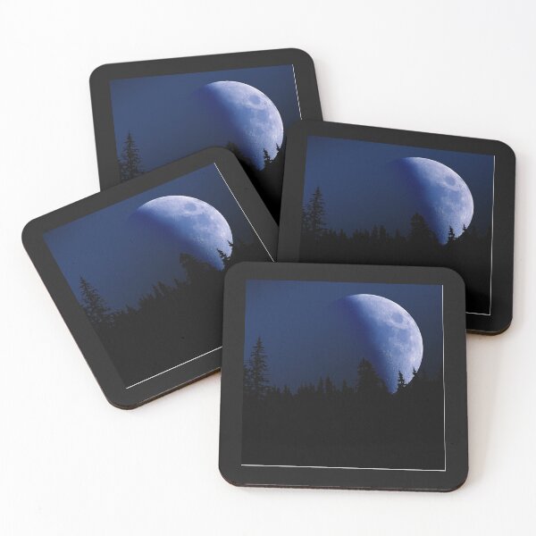 Item preview, Mysterious Large Moon in Dark Night Cool For guys Chiffon Top designed and sold by gregoryfrank1.