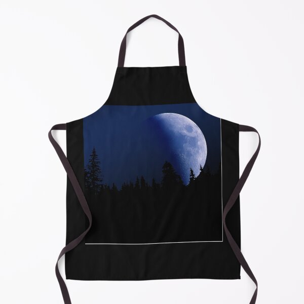 Item preview, Mysterious Large Moon in Dark Night Cool For guys Chiffon Top designed and sold by gregoryfrank1.
