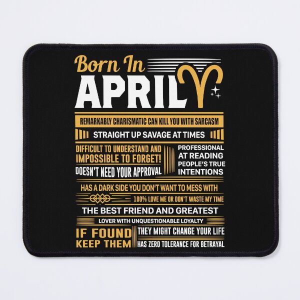 Item preview, Born In April Aries Funny Birthday Aries Zodiac designed and sold by vincentalan.