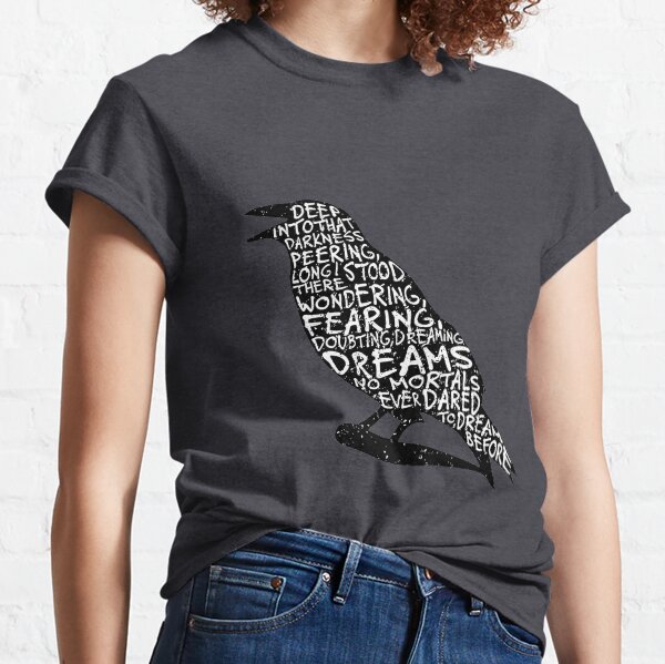 Item preview, Quoth the Raven - Edgar Allen Poe Raven Quote designed and sold by the50ftsnail.