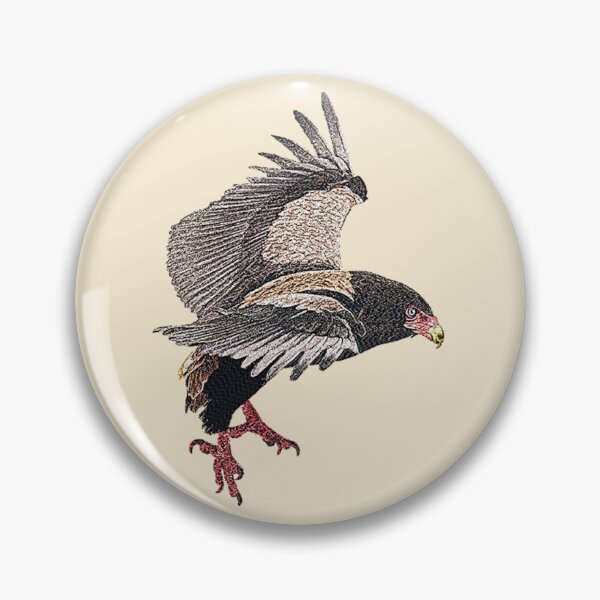 Item preview, Machine embroidery, Exquisite Beautiful Embroidered Eagle, Stitch crafting, unique embroidered art designed and sold by RudolphBarnard.