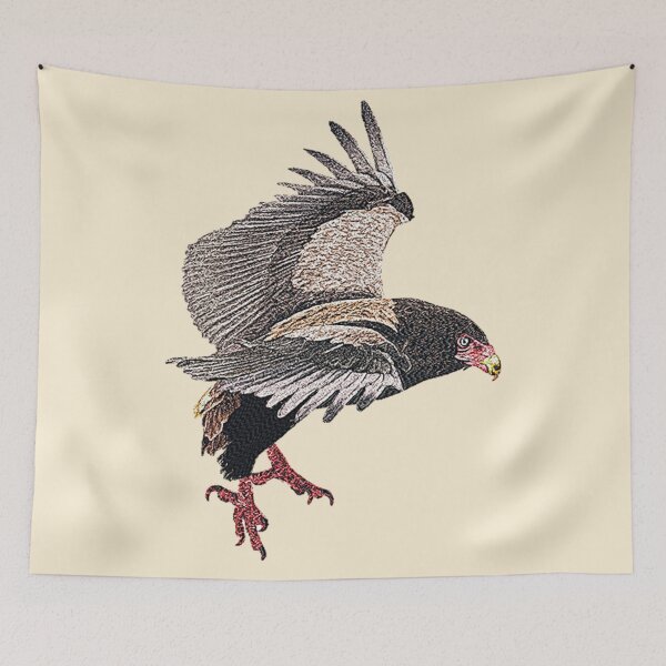 Item preview, Machine embroidery, Exquisite Beautiful Embroidered Eagle, Stitch crafting, unique embroidered art designed and sold by RudolphBarnard.