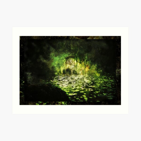 The Walls of Moria (Riddle upon the door) Variation Art Print