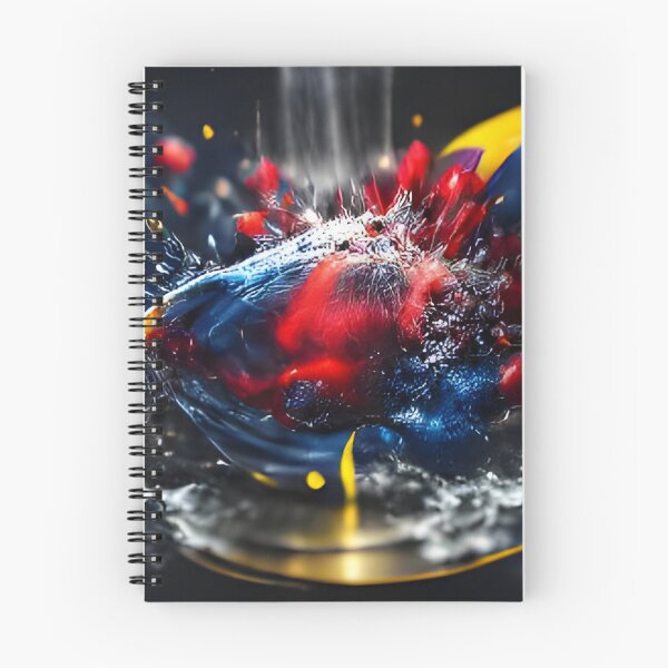 Item preview, AQUEOUS ART - BLUE, RED, YELLOW designed and sold by AqueousAI.