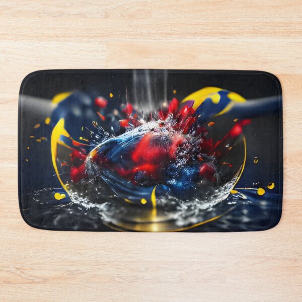Item preview, AQUEOUS ART - BLUE, RED, YELLOW designed and sold by AqueousAI.