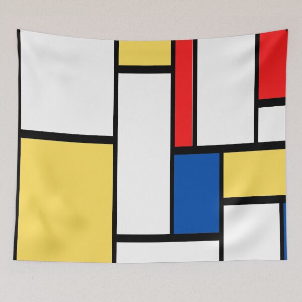 Item preview, Mondrian Minimalista De Stijl Arte moderno, Resumen Bauhaus designed and sold by SeemDev786.