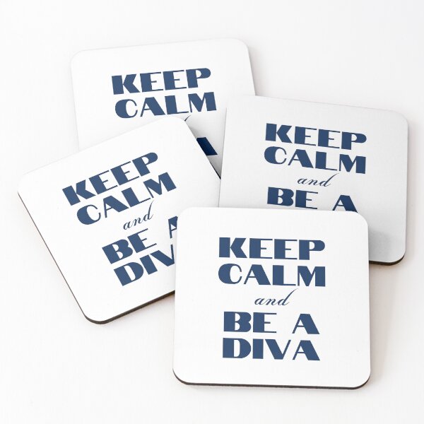 Item preview, Keep Calm and Be A Diva designed and sold by YourMinimalist-.