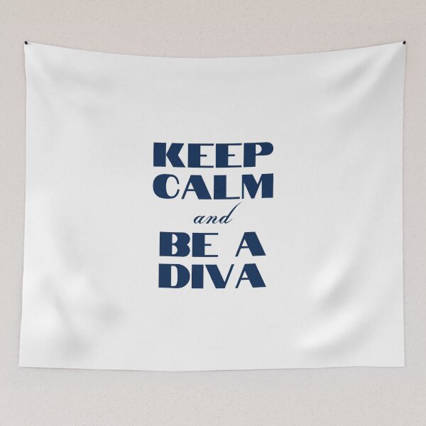 Item preview, Keep Calm and Be A Diva designed and sold by YourMinimalist-.