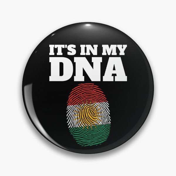 Artikelvorschau, It's In My DNA Flag Of Kurdistan Fingerprint Kurd Kurdistan Gear entworfen und verkauft von DynamicDesign.
