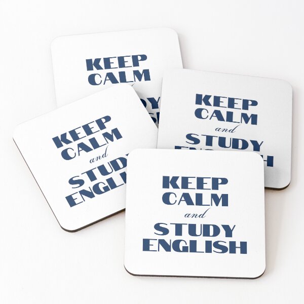 Item preview, Keep Calm and Study English | Keep Calm and Speak English designed and sold by YourMinimalist-.