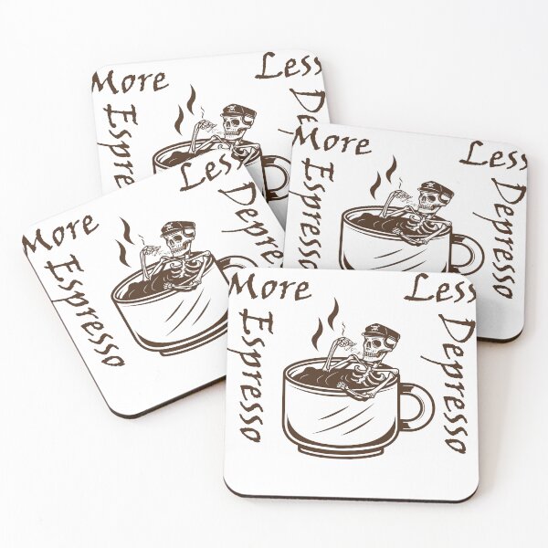 Item preview, More Espresso Less Depresso ,Bones And Botany designed and sold by MiarCo.