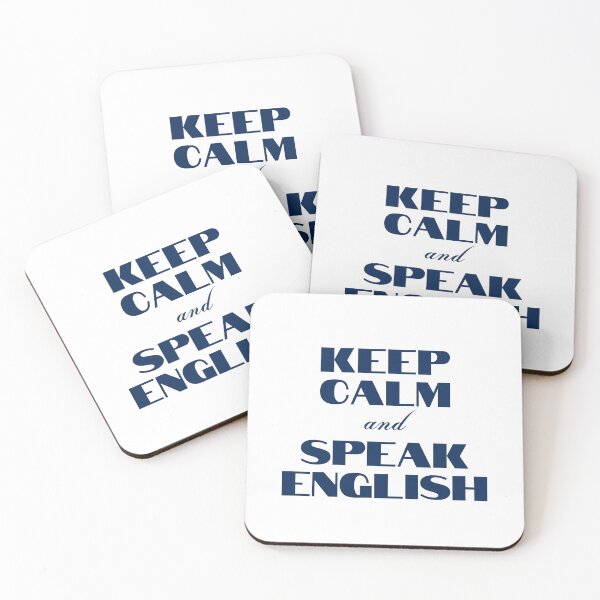 Item preview, Keep Calm and Speak English | Keep Calm and Study English designed and sold by YourMinimalist-.