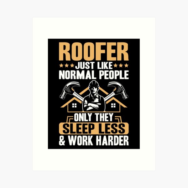 Item preview, Roofer Roofing Slater Roof Tiler Thatcher designed and sold by Krautshirts.