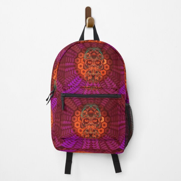 Item preview, Electroluminated Skull Flower - Burgundy Sunset designed and sold by Boogie-72.