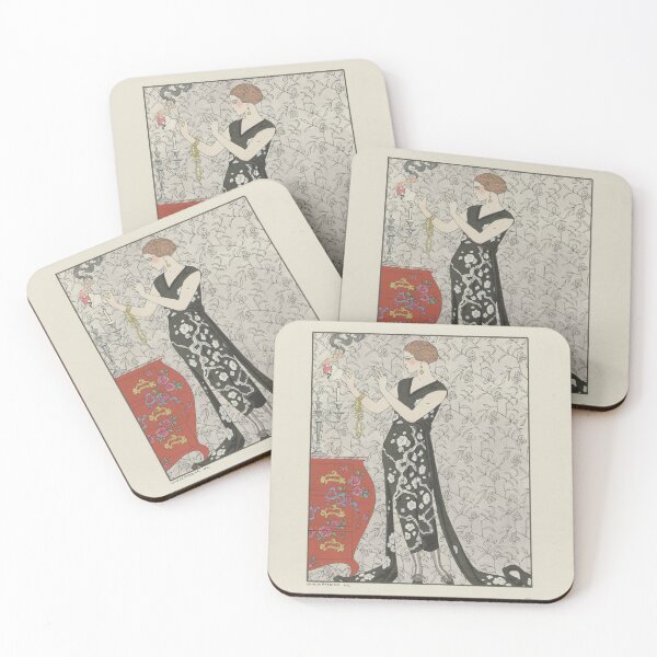 Item preview, 1920s Art Deco Fashion Illustration by George Barbier - Gazette du Bon Ton - Fumée designed and sold by cutesy.