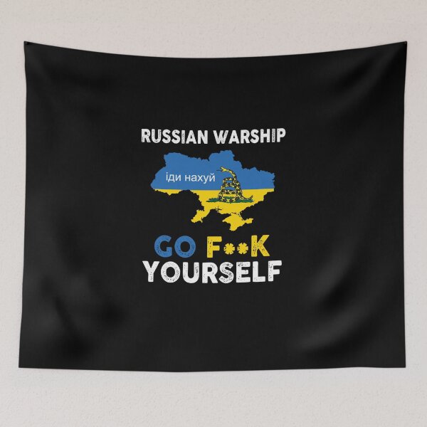 Item preview, Russian War Ship Go Fk Yourself Island Snack Classic designed and sold by ShirleyL2.