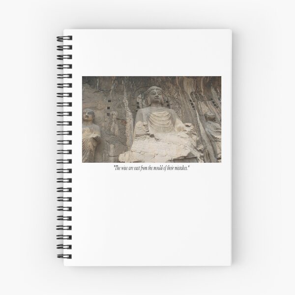Item preview, Fantasy Fun Image of Buddhist Wall Carving on Avoiding Mistakes Novelty Quotation  designed and sold by NovawayDirect.