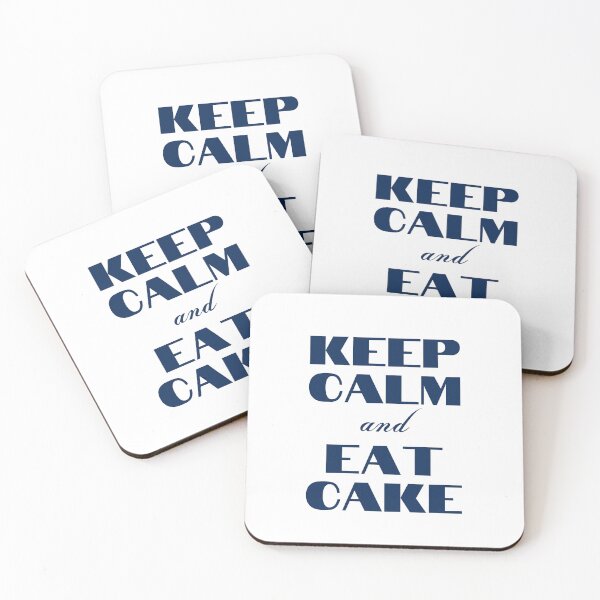 Item preview, Keep Calm and Eat Cake | Food Cake Lover designed and sold by YourMinimalist-.
