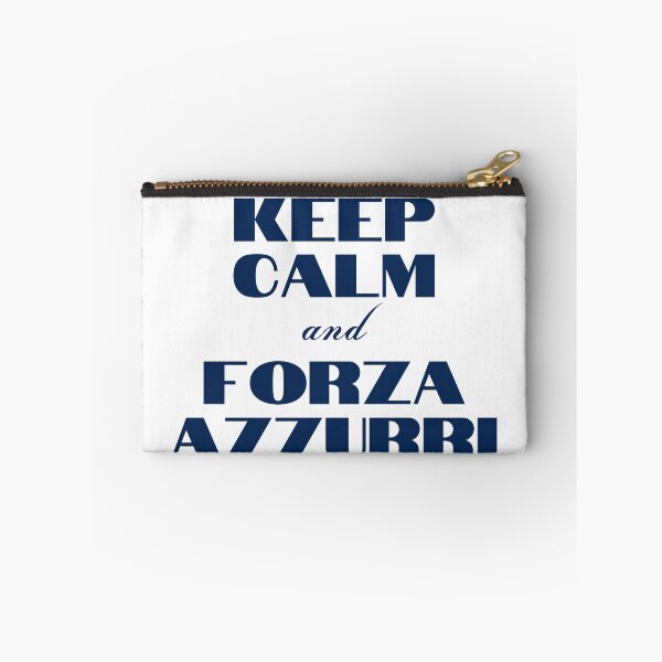 Item preview, Keep Calm and Forza Azzurri designed and sold by YourMinimalist-.