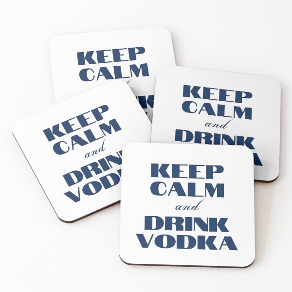 Item preview, Keep Calm and Drink Vodka designed and sold by YourMinimalist-.