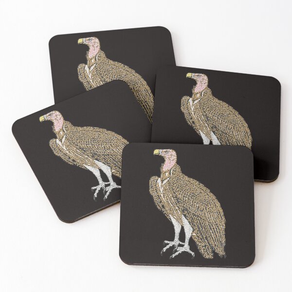 Item preview,  Machine embroidery, Wild life Embroidered Vulture, Stitch crafting, unique embroidered art designed and sold by RudolphBarnard.