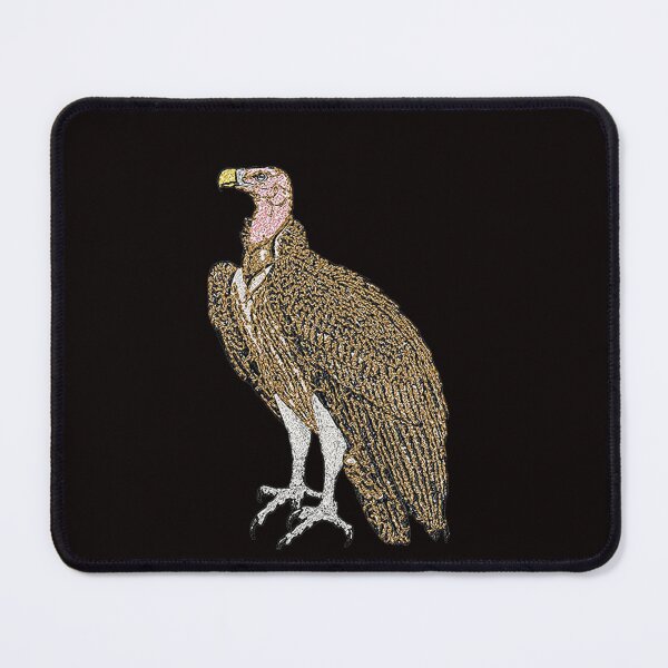 Item preview, Machine embroidery, Wild life Embroidered Vulture, Stitch crafting, unique embroidered art designed and sold by RudolphBarnard.