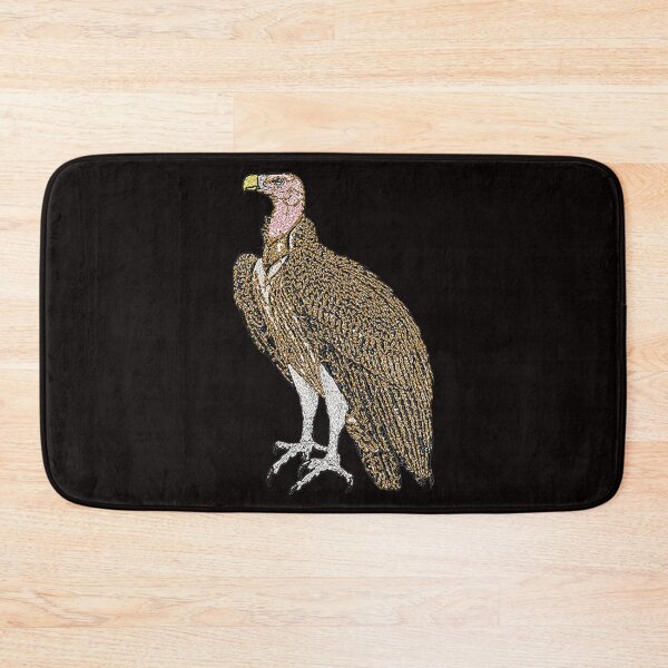 Item preview,  Machine embroidery, Wild life Embroidered Vulture, Stitch crafting, unique embroidered art designed and sold by RudolphBarnard.