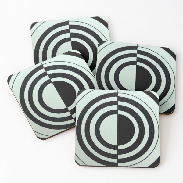 Item preview, Black and White Op Art Circles designed and sold by Studio27Art.