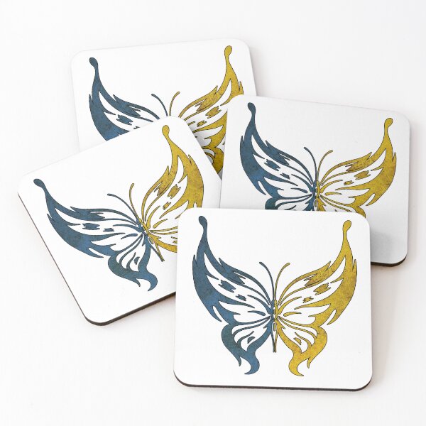 Item preview, Ukranian Flag Butterfly designed and sold by DitaNadiaStore.