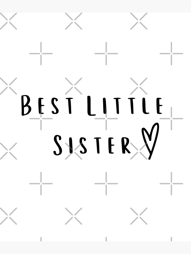 "Best Little Sister" Sticker by PresentFreedom Redbubble